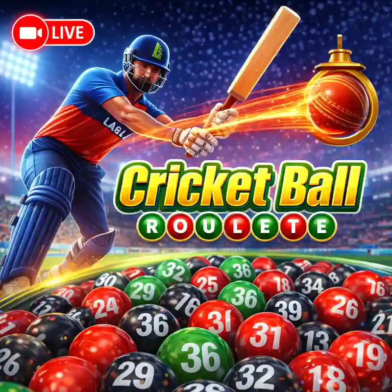 Cricket Ball Roulette game interface on sbet
